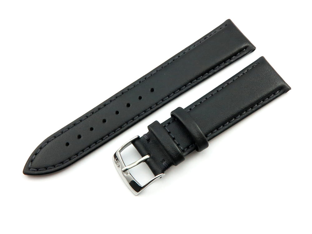 Pasek do zegarka czarny 20 mm