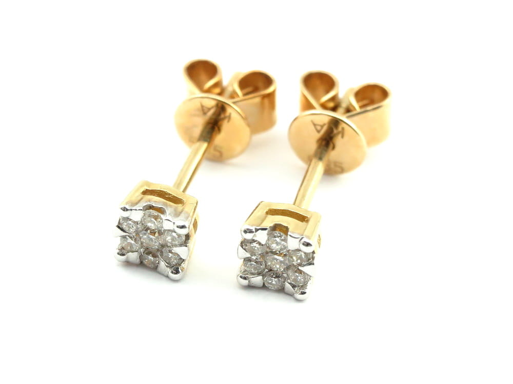 Kolczyki z diamentami