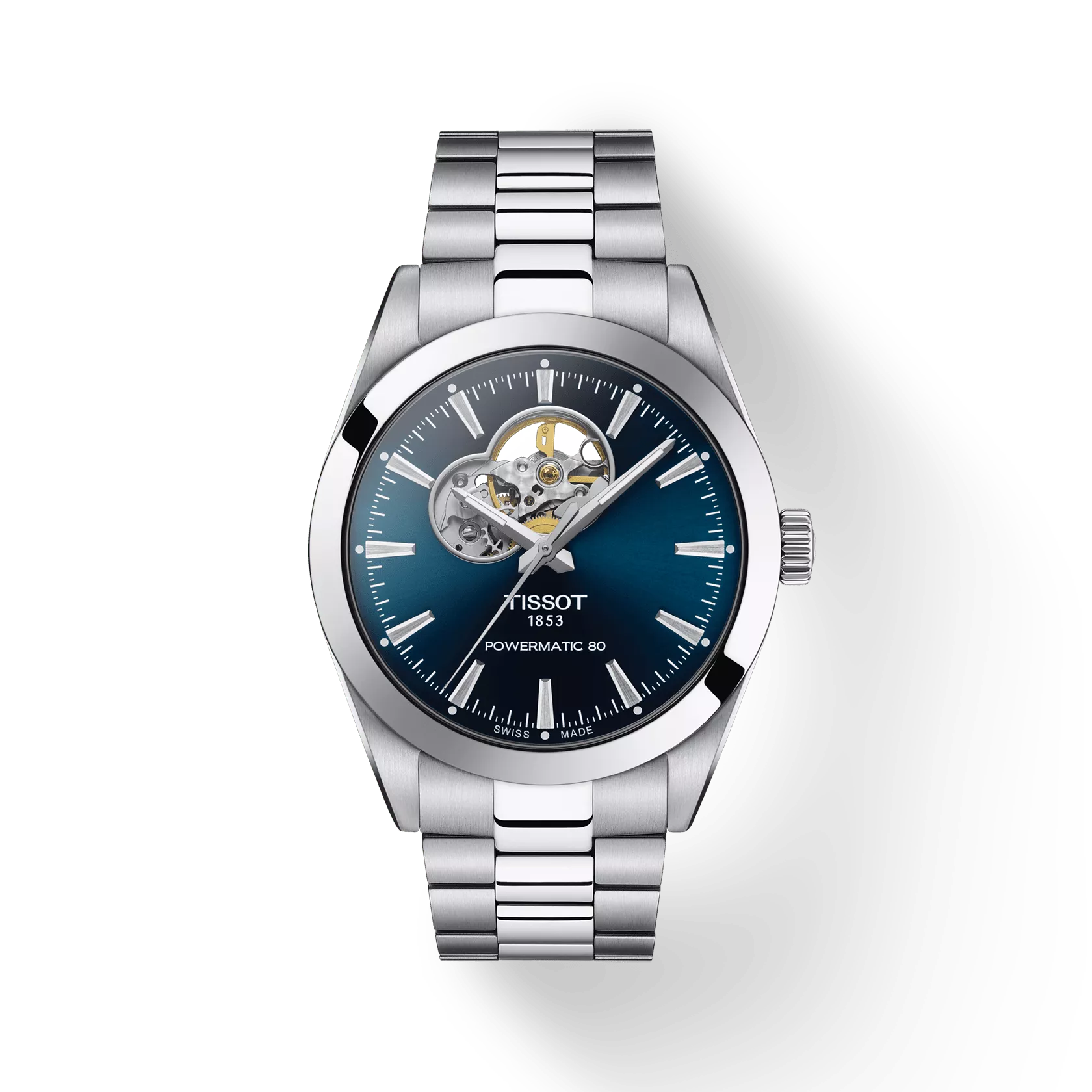 Zegarek Tissot Gentleman Open Heart 40 mm T127.407.11.041.01