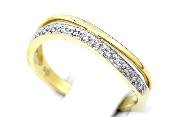 Pierścionek z brylantami 