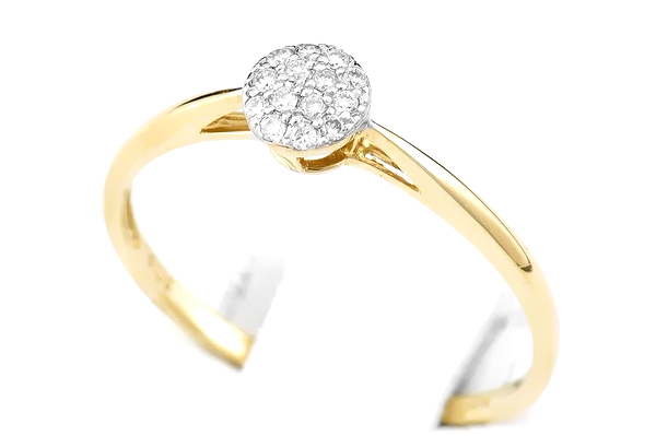 Pierścionek z brylantami 