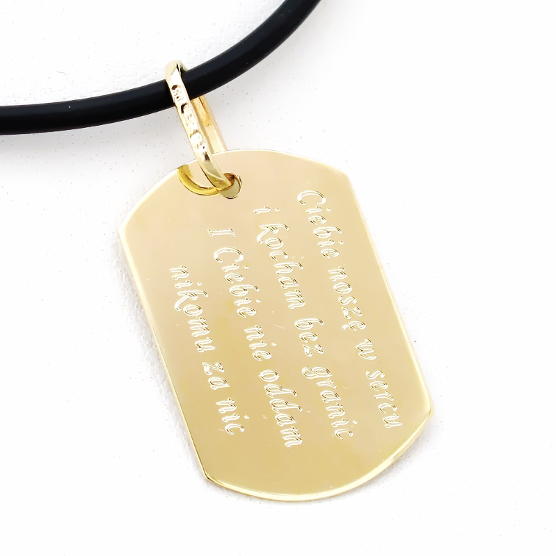 złota duża blaszka 28 mm