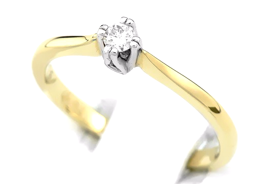 Pierścionek z brylantami