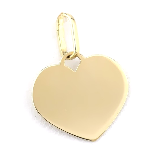 Złota zawieska serce